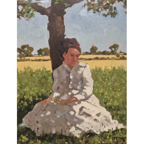 400B - Jack Hoggan (Jack Vettriano) (1951-2025)
Original oil painting on board titled 