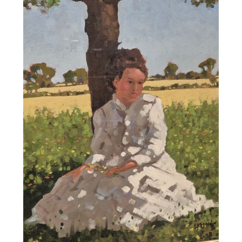 400B - Jack Hoggan (Jack Vettriano) (1951-2025)
Original oil painting on board titled 