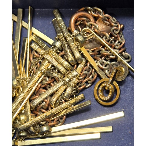 108A - Tray of costume jewellery and watches; Seiko quartz 100, Raymond Weil and Atlas watches.