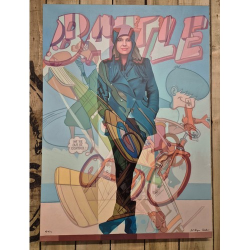 453 - Stuart McAlpine Miller (Scottish)
Original Artist Proof 6/9 boxed canvas titled 