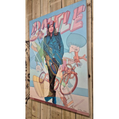 453 - Stuart McAlpine Miller (Scottish)
Original Artist Proof 6/9 boxed canvas titled 