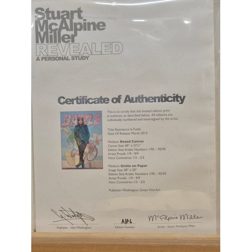 453 - Stuart McAlpine Miller (Scottish)
Original Artist Proof 6/9 boxed canvas titled 