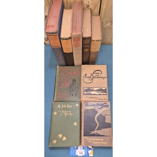 336 - Somerville, E. OE. and Martin Ross. An Irish Cousin. 1903, new and revised edition [idem] Some Exper... 