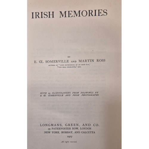 336 - Somerville, E. OE. and Martin Ross. An Irish Cousin. 1903, new and revised edition [idem] Some Exper... 