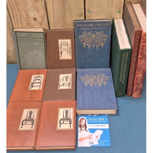 334 - Strange, T.A. English Furniture, Woodwork, Decoration, etc.  During the 18th Century, 1950; Von Habs... 