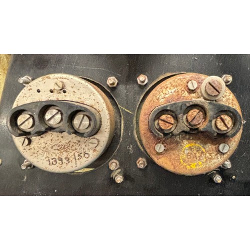 360A - R.A.F Military aircraft panel (Spitfire) 
Panel fitted with a collection of various gauges. Comes wi... 