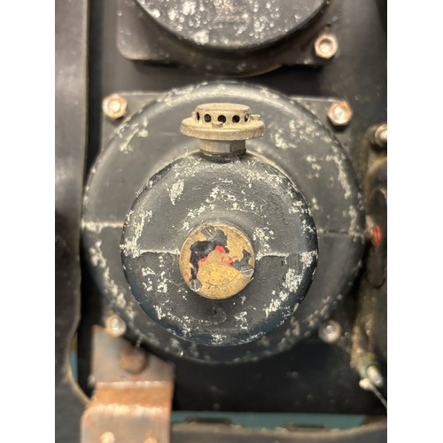 360A - R.A.F Military aircraft panel (Spitfire) 
Panel fitted with a collection of various gauges. Comes wi... 