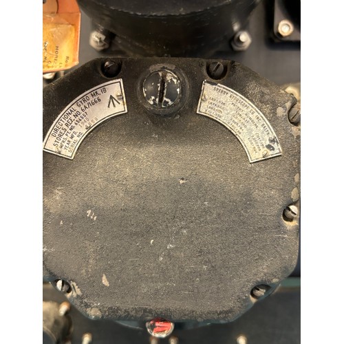 360A - R.A.F Military aircraft panel (Spitfire) 
Panel fitted with a collection of various gauges. Comes wi... 
