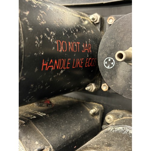 360A - R.A.F Military aircraft panel (Spitfire) 
Panel fitted with a collection of various gauges. Comes wi... 