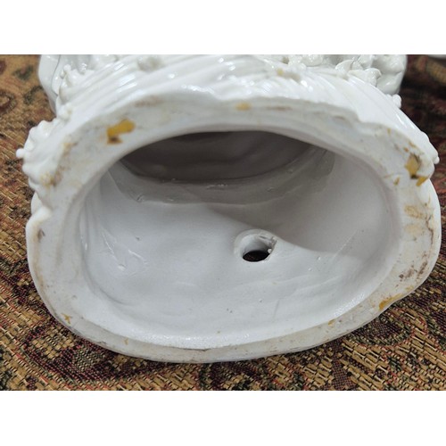 275 - Collection of 19th & 20th century Chinese Porcelain; Pair of antique Blanc De Chine buddha sculpture... 