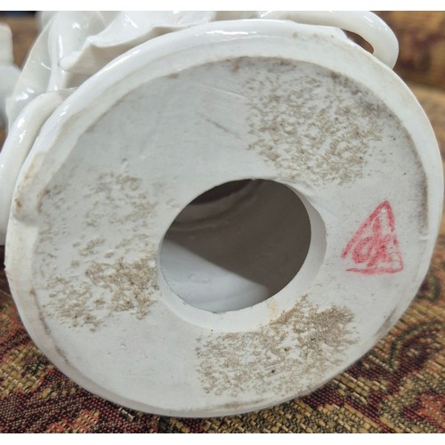 275 - Collection of 19th & 20th century Chinese Porcelain; Pair of antique Blanc De Chine buddha sculpture... 