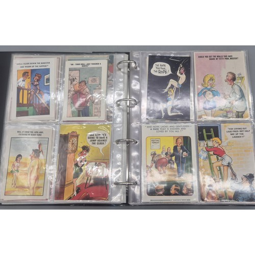 148 - Large Album of Antique Comical Nude & Naughty Scene Postcards.