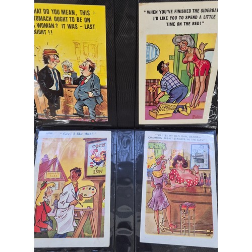 152 - Two Antique & vintage Comical Nude & Naughty Post Cards