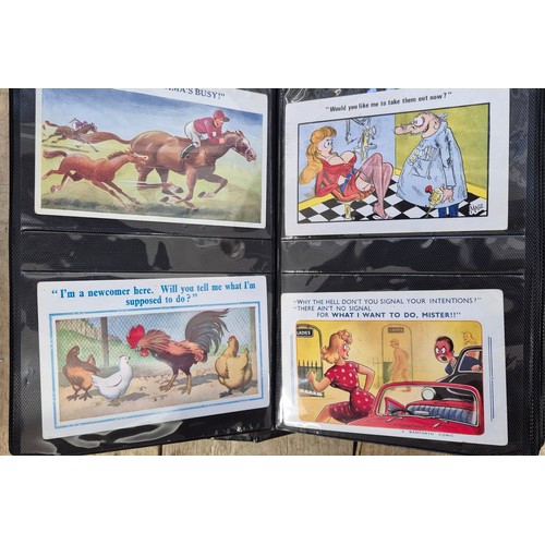 152 - Two Antique & vintage Comical Nude & Naughty Post Cards