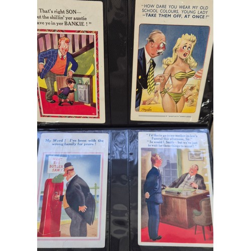 152 - Two Antique & vintage Comical Nude & Naughty Post Cards