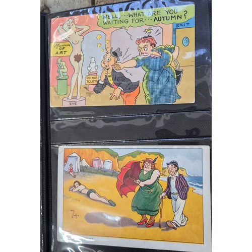 152 - Two Antique & vintage Comical Nude & Naughty Post Cards