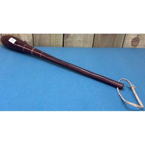 171 - African Hardwood War Club. 60cm in length.