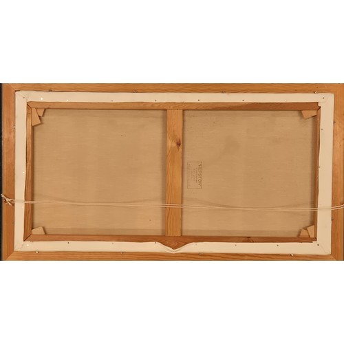 186 - Butterworth (Aberdeen Artist) 
Scottish Landscape Oil painting Signed. Rustic style Frame H60xL110cm... 