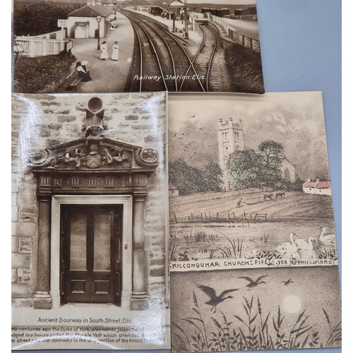 182 - A Selection of Scottish Postcards; R. P. Phillimore & Co. North Berwick Fife related postcards. Also... 