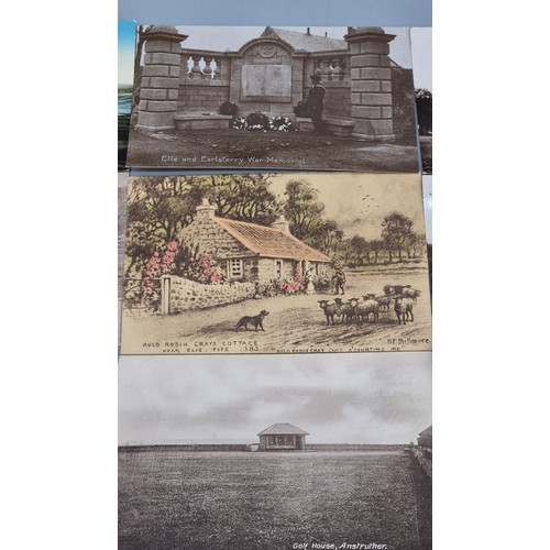 182 - A Selection of Scottish Postcards; R. P. Phillimore & Co. North Berwick Fife related postcards. Also... 