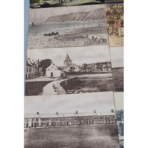182 - A Selection of Scottish Postcards; R. P. Phillimore & Co. North Berwick Fife related postcards. Also... 