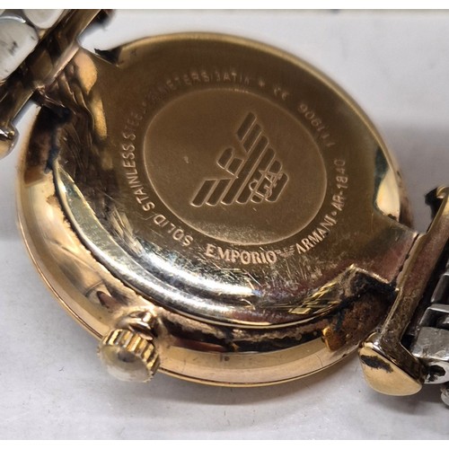 141A - Ladies Emporio Armani AR 1840 Wrist watch.