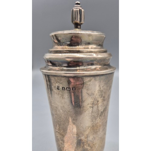 5 - Birmingham silver sugar shaker. 131.87grams.