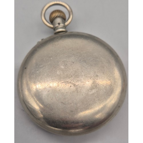 28 - Two various pocket watches; Waltham gold plated pocket watch and one other.