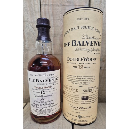 228 - Collection of Two Whisky Bottlings; The Balvenie Double Wood 12 year old Single malt Scotch Whisky 7... 