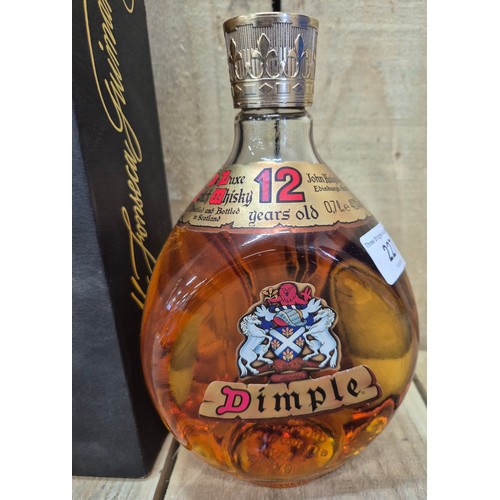 227 - Collection of Three Bottlings; Bin 27 Port Fonseca, Bottle of Twelve year Dimple John Haig & Co whis... 