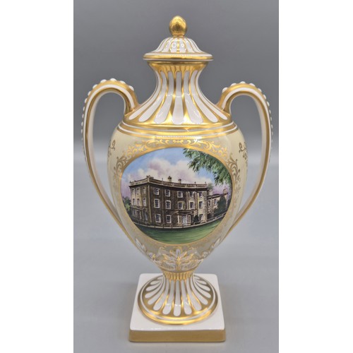 213 - Limited Edition Spode Commemorative 1981 Wedding of Prince Charles & Princess Diana Spencer Urn with... 
