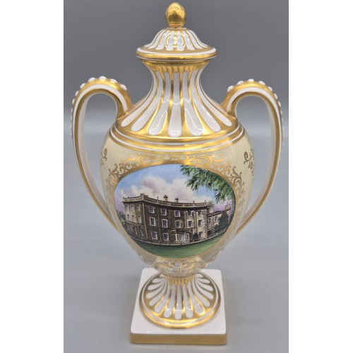 213 - Limited Edition Spode Commemorative 1981 Wedding of Prince Charles & Princess Diana Spencer Urn with... 