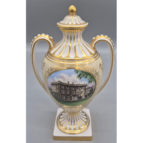 213 - Limited Edition Spode Commemorative 1981 Wedding of Prince Charles & Princess Diana Spencer Urn with... 