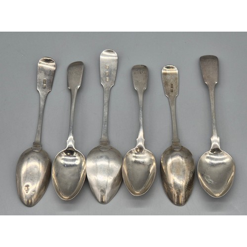 10 - A lot of Scottish Provincial Silver; four provincial silver tea spoons by William Jamieson of Aberde... 