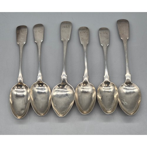 10 - A lot of Scottish Provincial Silver; four provincial silver tea spoons by William Jamieson of Aberde... 