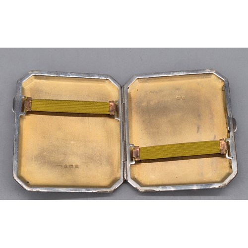 18 - A Lot of four Birmingham silver cigarette cases. 318.50grams.