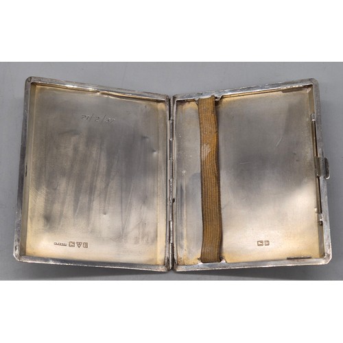 23 - A Collection of seven cigarette cases. Mixed markings and makers. 602grams.