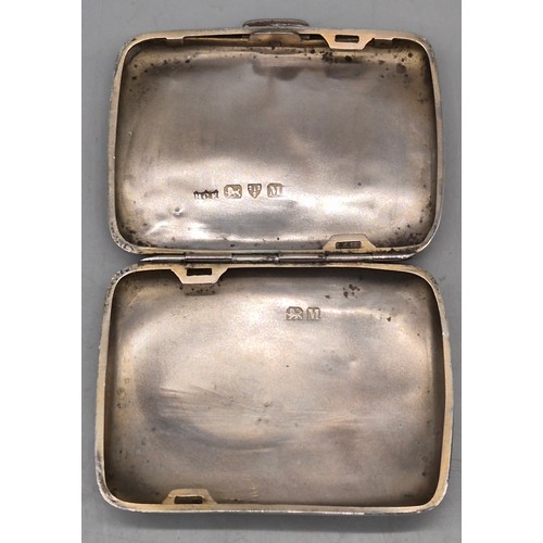 23 - A Collection of seven cigarette cases. Mixed markings and makers. 602grams.