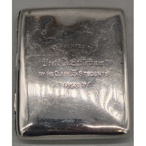 23 - A Collection of seven cigarette cases. Mixed markings and makers. 602grams.