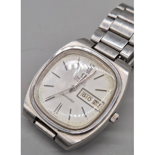 59 - 1980's Omega Seamaster Automatic Watch. In a running condition.