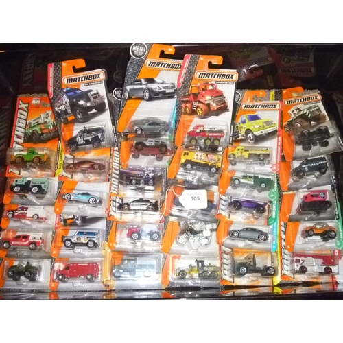 105 - matchbox lot of approx 30 later issue models