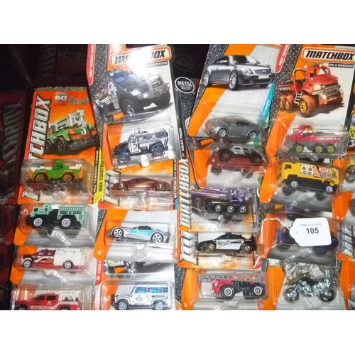 105 - matchbox lot of approx 30 later issue models