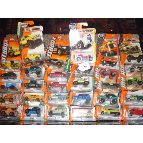 106 - matchbox lot of approx 30 later issue models