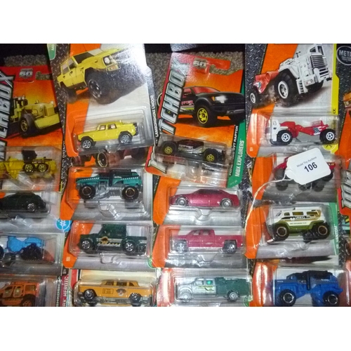 106 - matchbox lot of approx 30 later issue models