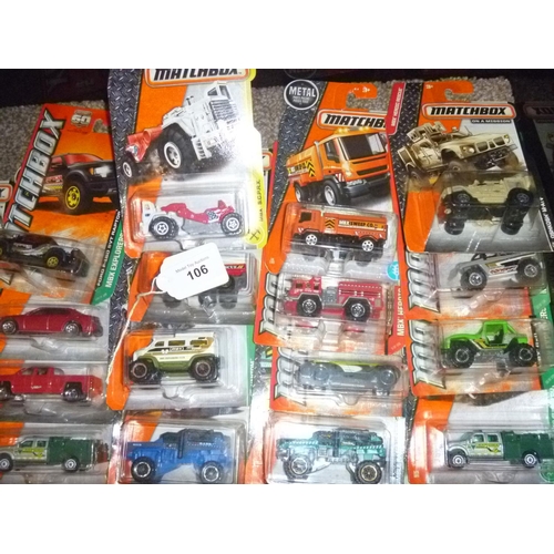 106 - matchbox lot of approx 30 later issue models