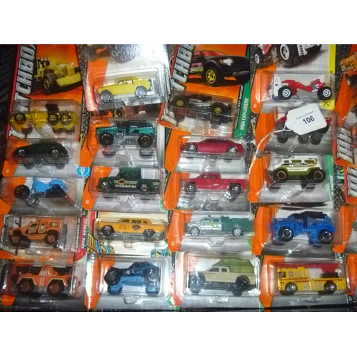 106 - matchbox lot of approx 30 later issue models