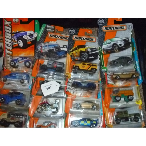 107 - matchbox lot of approx 30 later issue models