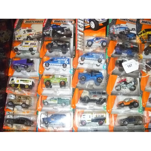 107 - matchbox lot of approx 30 later issue models