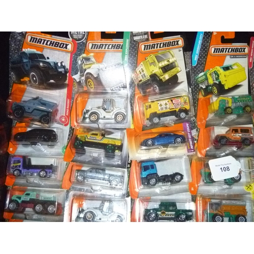 108 - matchbox lot of approx 30 later issue models