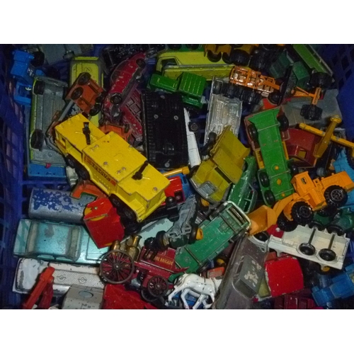 111 - good selection of loose playworn diecast vehicles mostly by matchbox and lesney